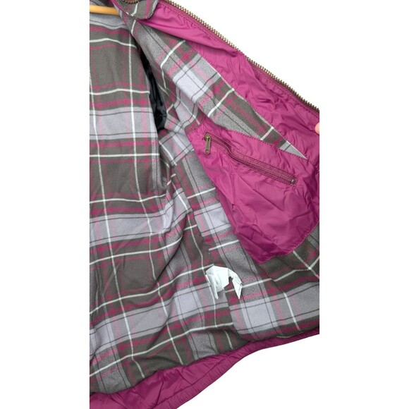 Carhartt Quilted Flannel Lined Puffer Jacket Women’s L (12/14) Vintage Violet - Picture 5 of 7
